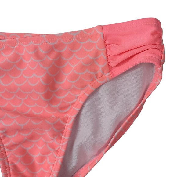 2/$15 Cat & Jack 2 PC Tankini Swimsuit Pink Gold SZ 7 Medium Racerback Pineapple - Picture 10 of 14